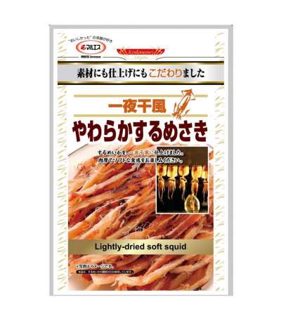 Lightly-Dried Yawaraka Surume Shredded Squid 34g. 0